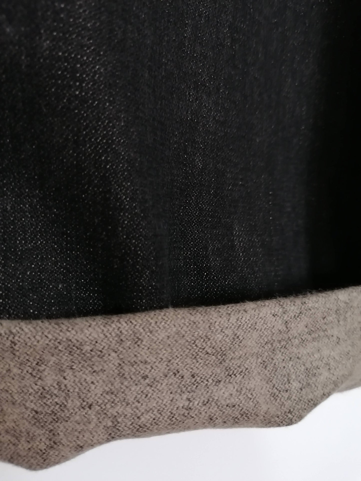 Jeans nero felpato XXL