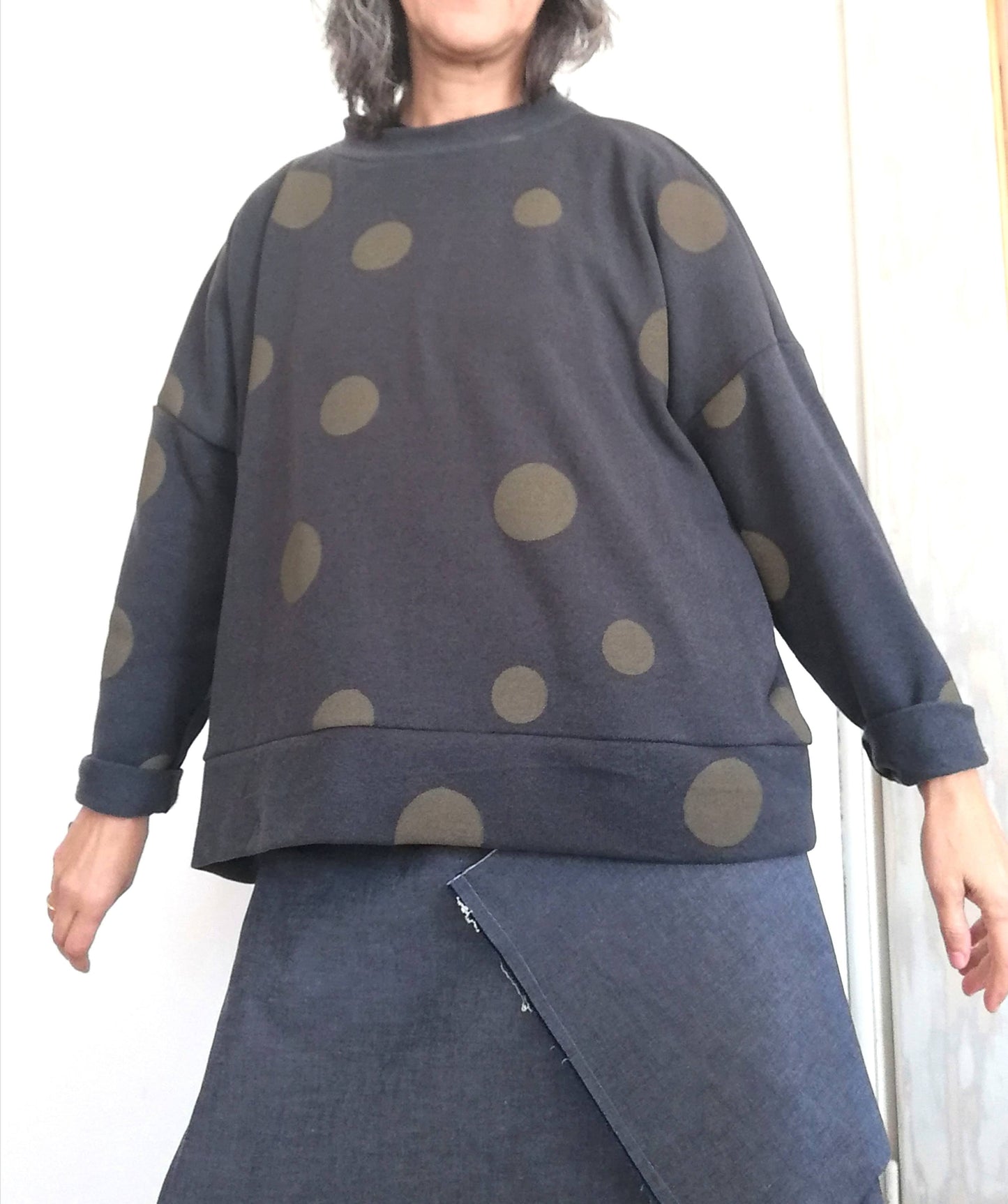 Maglia pois Nei grigio #162
