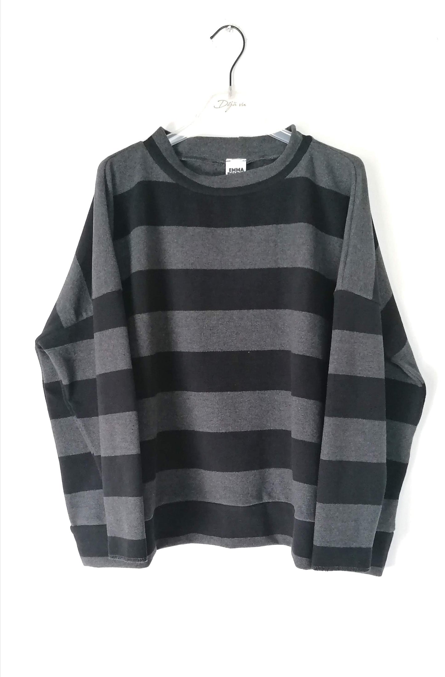 Maglia righe Grigio/Nero #126