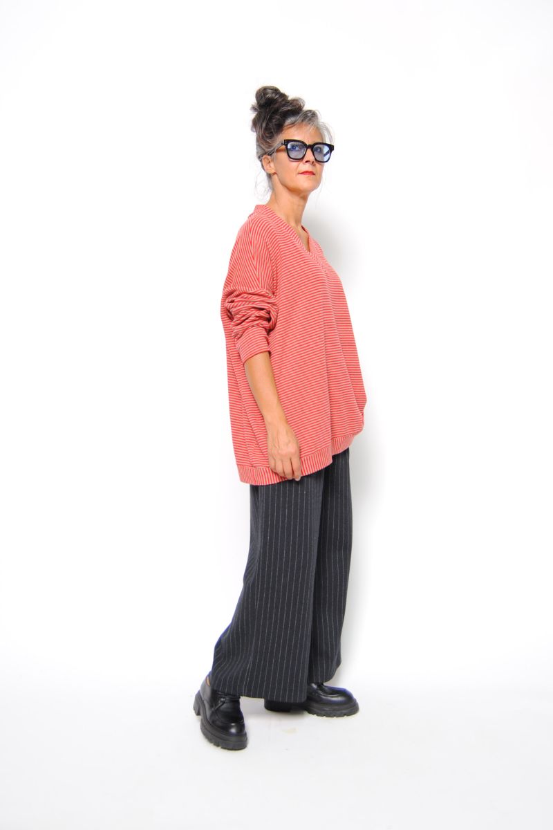 Maglia a righe rosse #005