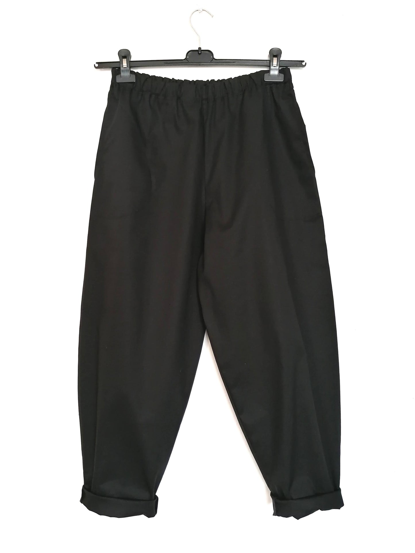 Pantalone Palloncino nero Gabardine