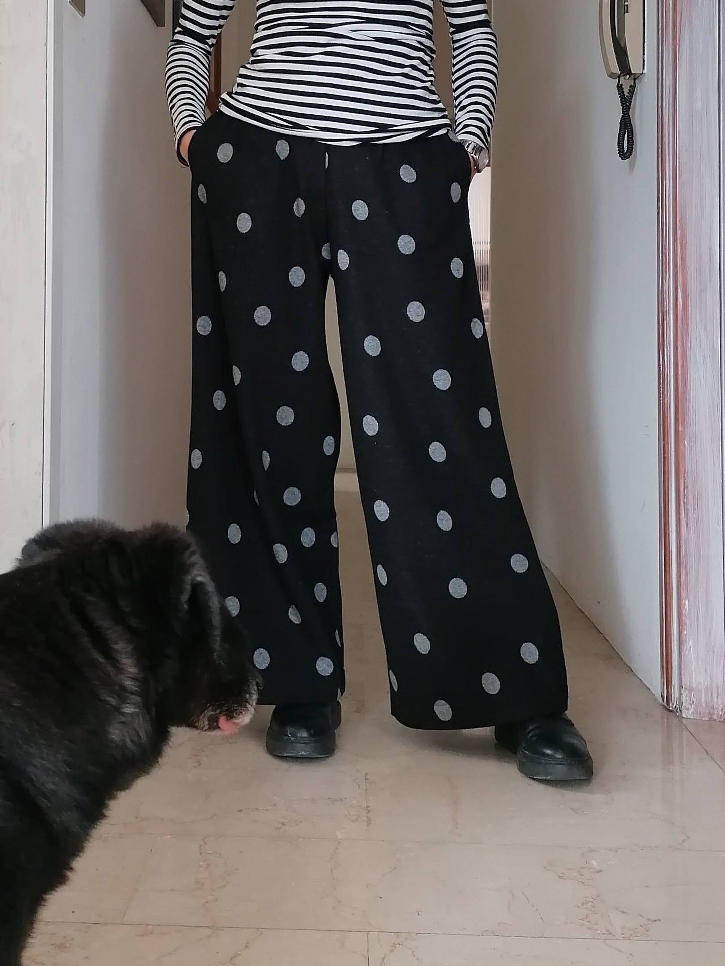 Pantaloni a pois 44/46