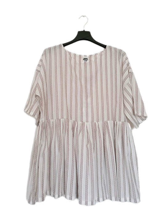 Blusa righe cordoncino