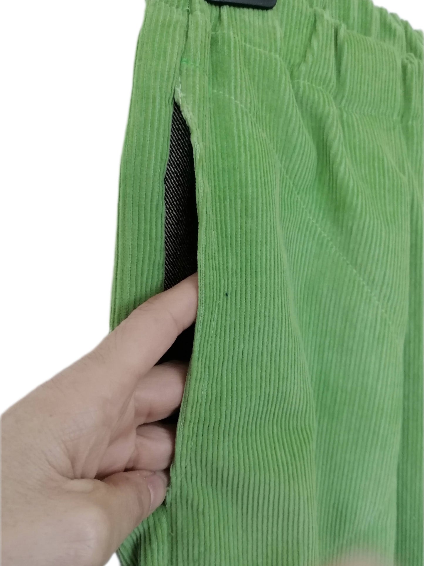 Pantaloni verdini velluto