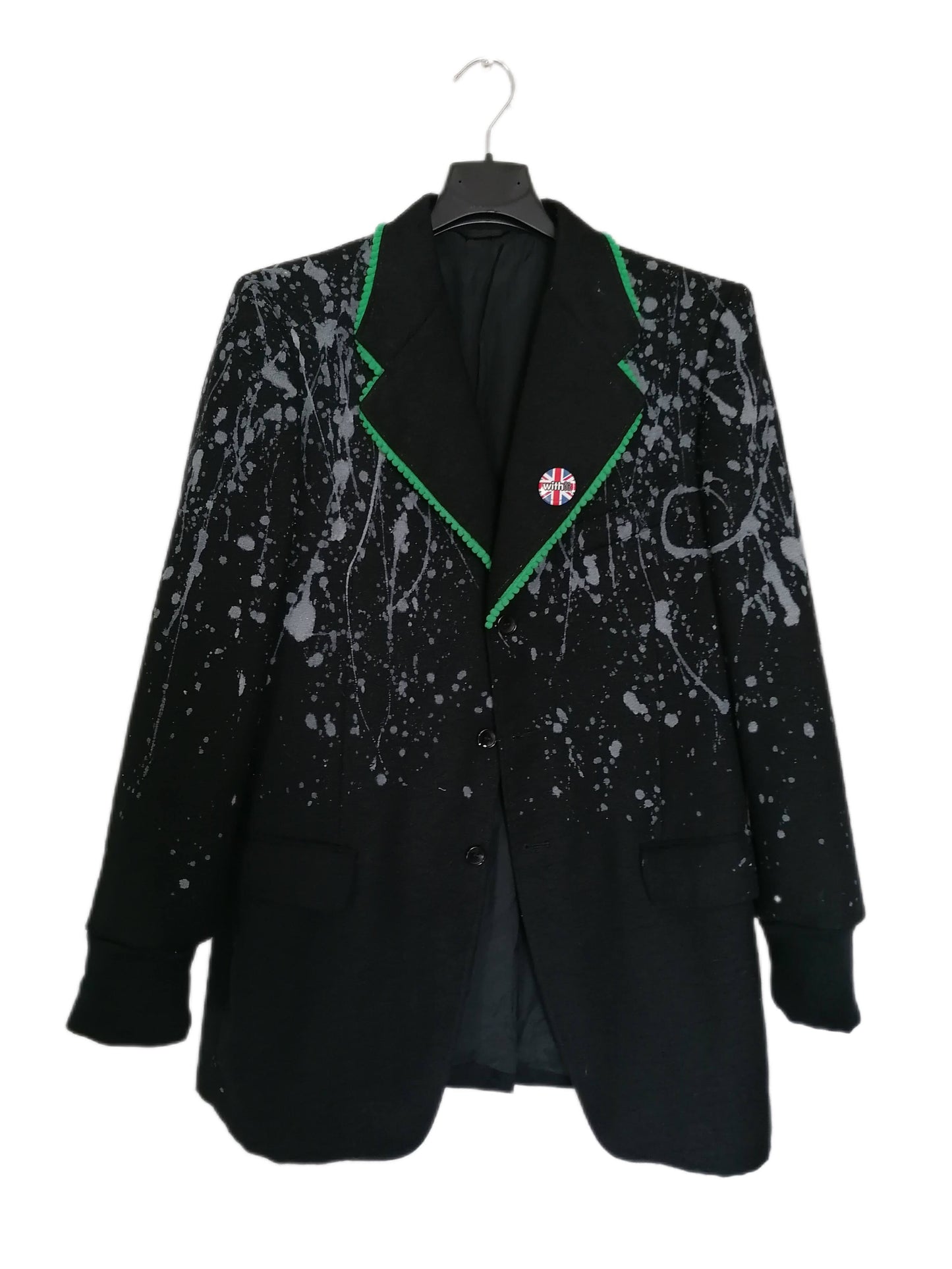 Giacca Ucycling ponpon verdi 42