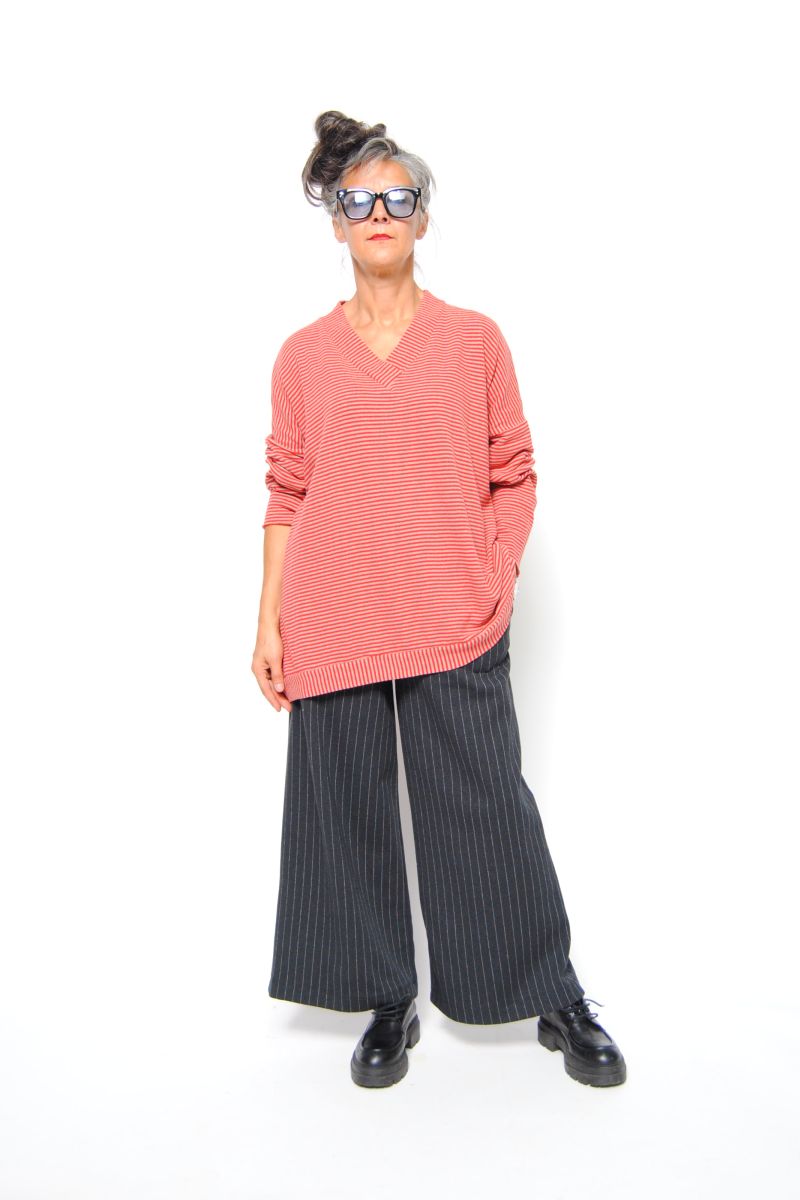 Pantalone Gessato punto milano palazzo