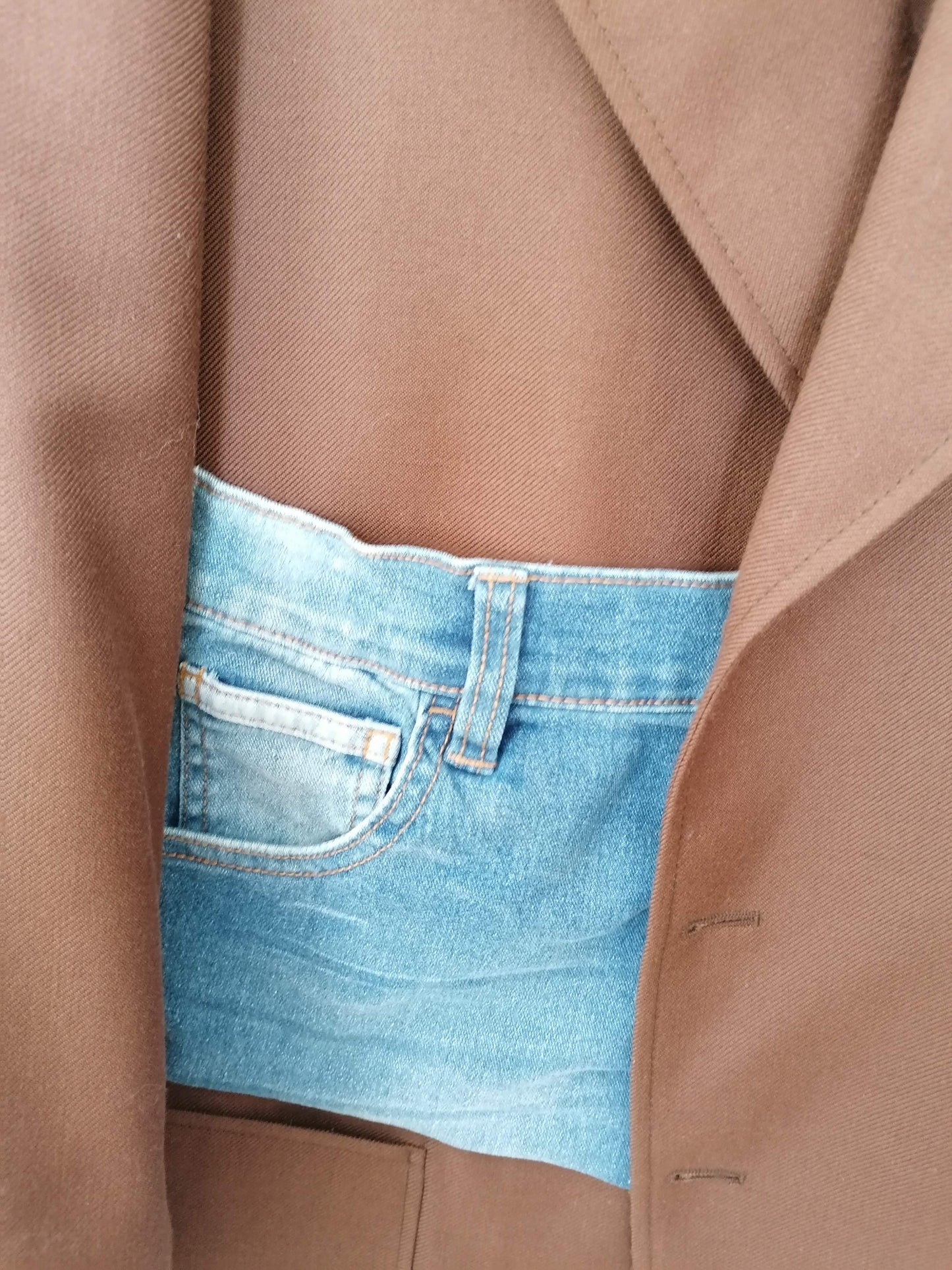 Giacca upcycling U058