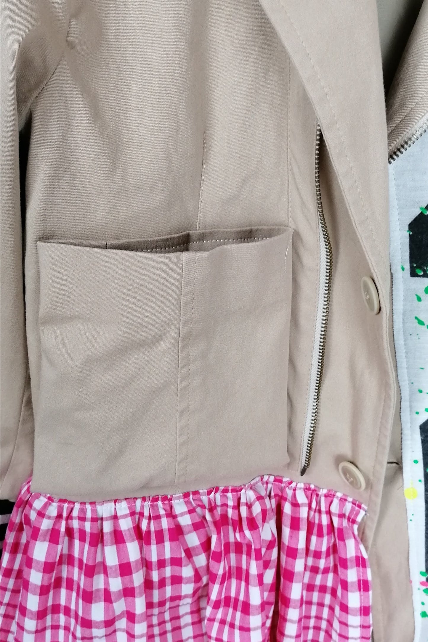 Giacca Upcycling Stampa 2