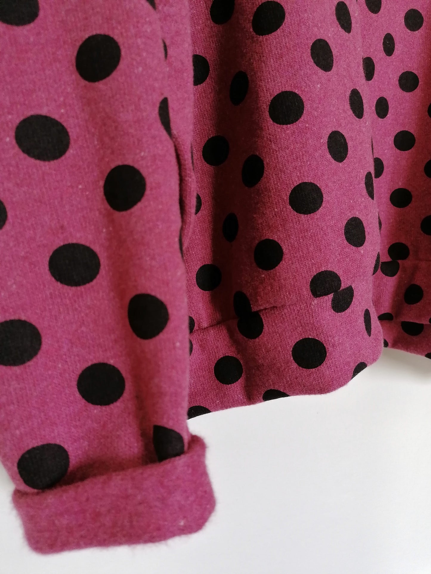 Felpa pois piccoli rosa #159